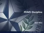 PEIMS Discipline 2014-2015