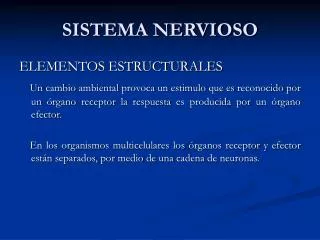 sistema nervioso