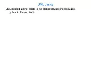 UML basics