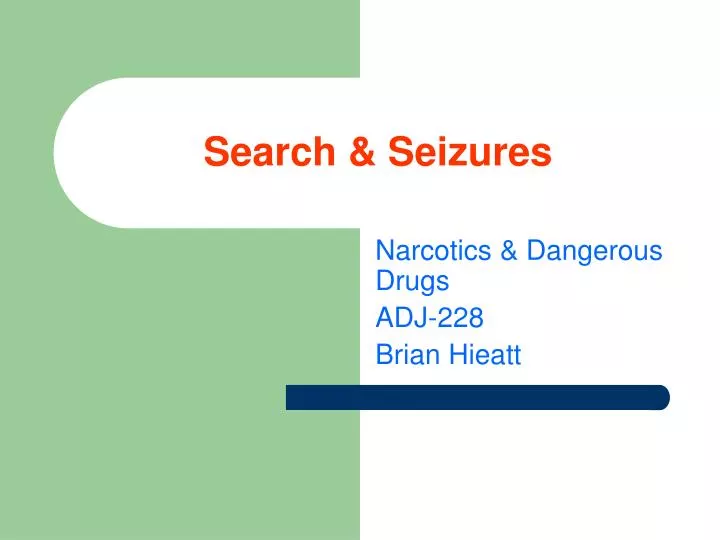 search seizures