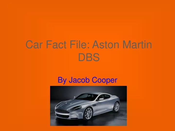 car fact file aston martin dbs