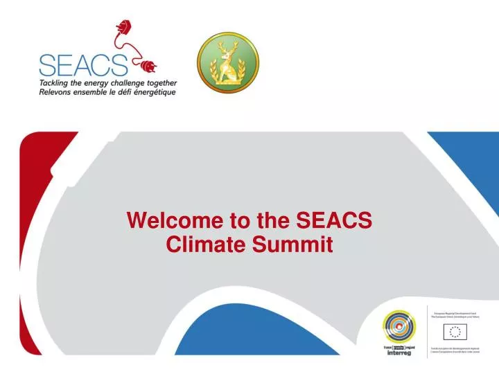 welcome to the seacs climate summit