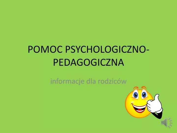 pomoc psychologiczno pedagogiczna