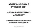 PROJEKTETS FORMÅL - slide 1