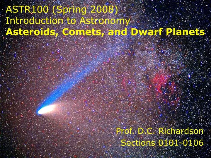 astr100 spring 2008 introduction to astronomy asteroids comets and dwarf planets