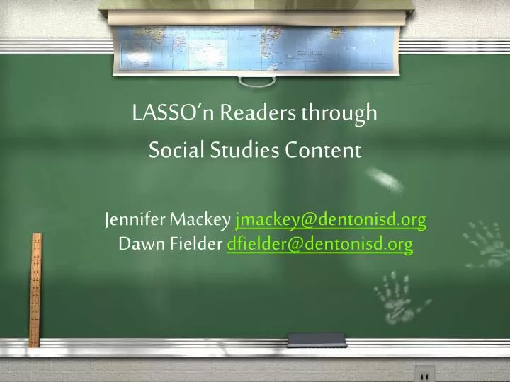 lasso n readers through social studies content