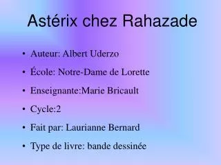 ast rix chez rahazade