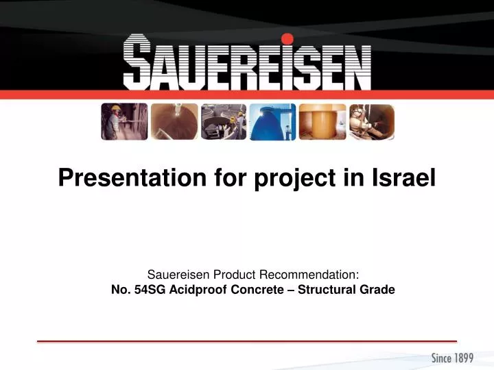 presentation for project in israel