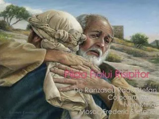 pilda fiului risipitor