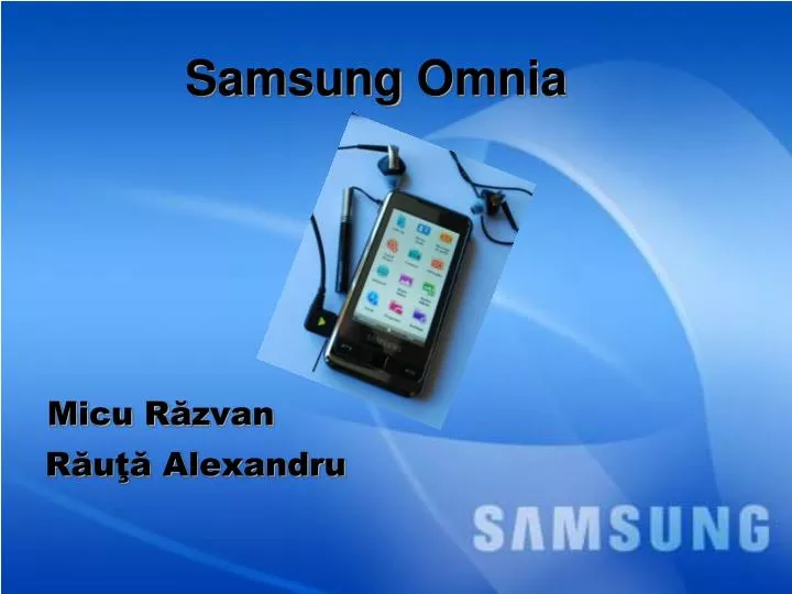 samsung omnia