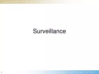 Surveillance