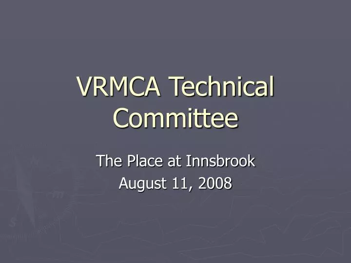 vrmca technical committee