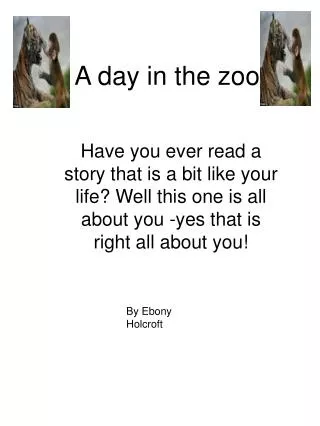 A day in the zoo