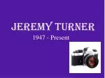 Jeremy Turner - slide 1