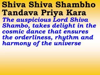1250_Ver06L_Shiva Shiva Shambo Tandava Priya Kara