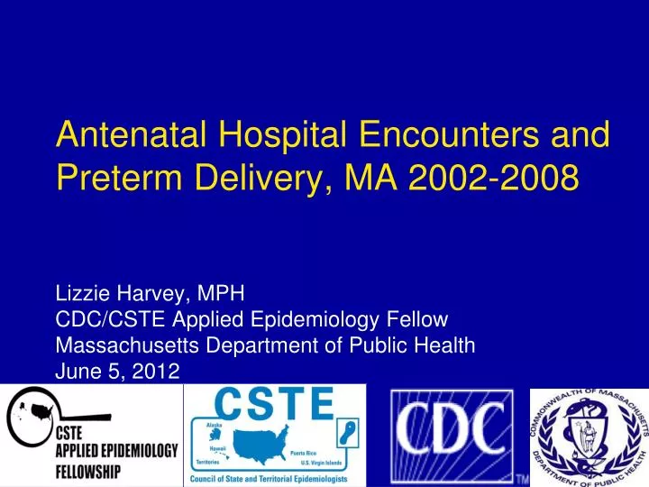 antenatal hospital encounters and preterm delivery ma 2002 2008