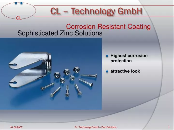 corrosion resistant coating sophisticated zinc solutions