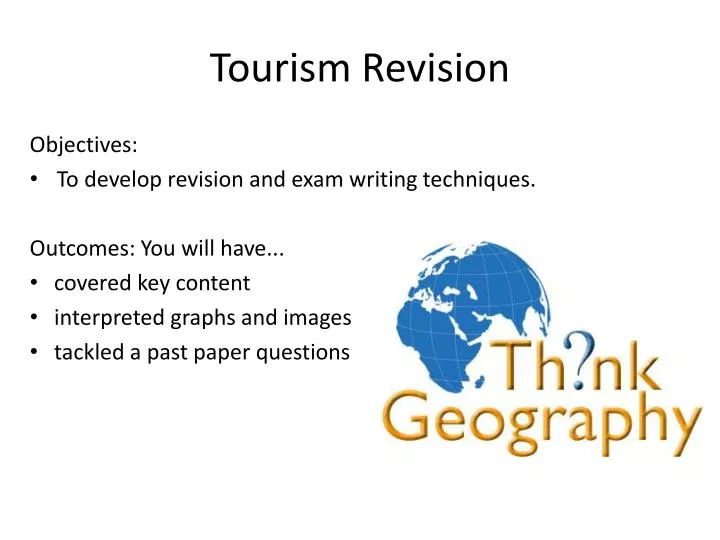 tourism revision