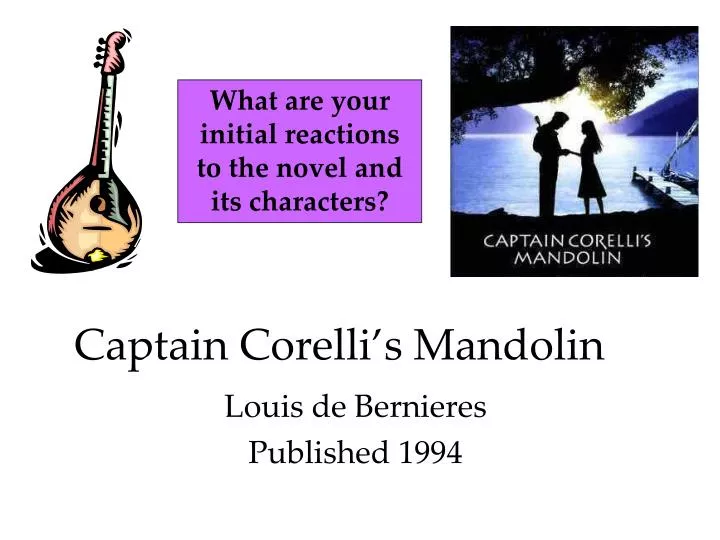 captain corelli s mandolin