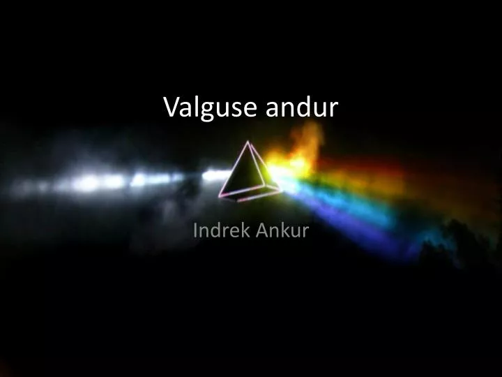 valguse andur