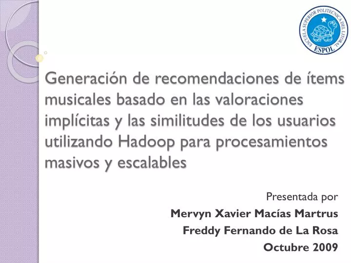 presentada por mervyn xavier mac as martrus freddy fernando de la rosa octubre 2009