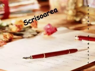 scrisoarea