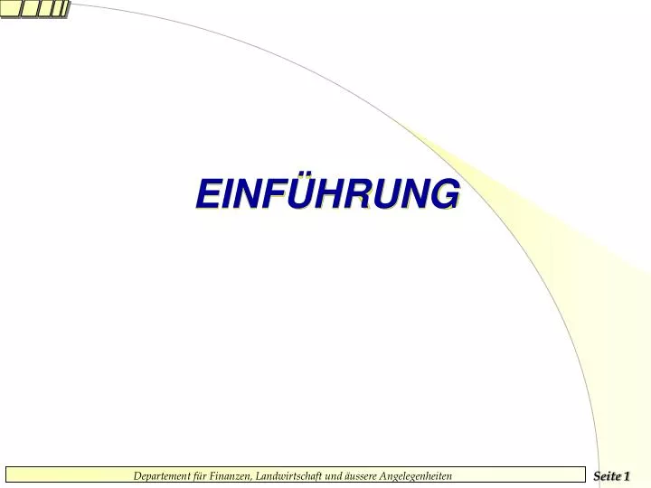 einf hrung