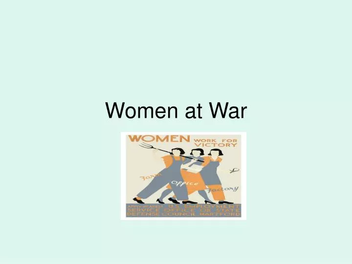 women at war