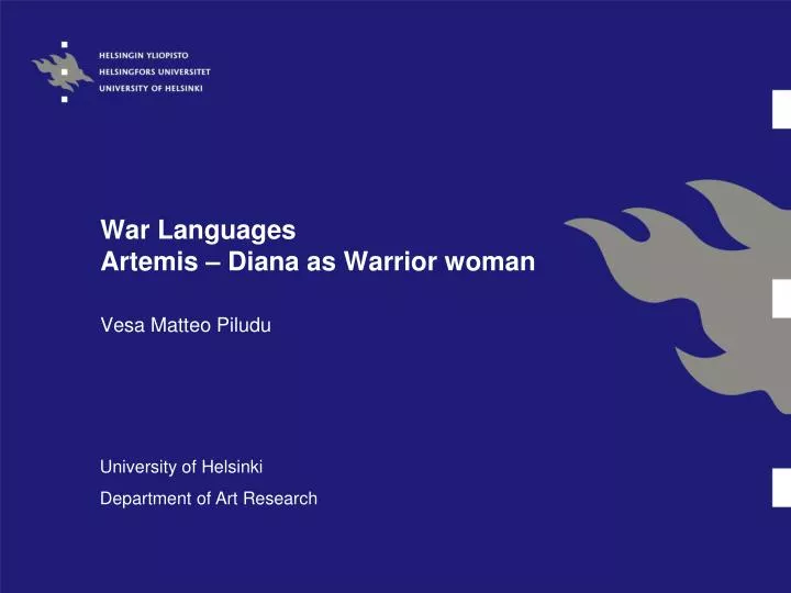 war languages artemis diana as warrior woman