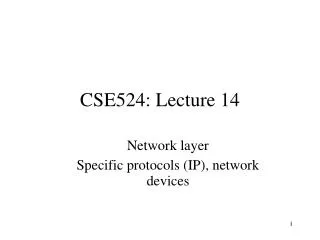 network layer specific protocols ip network devices