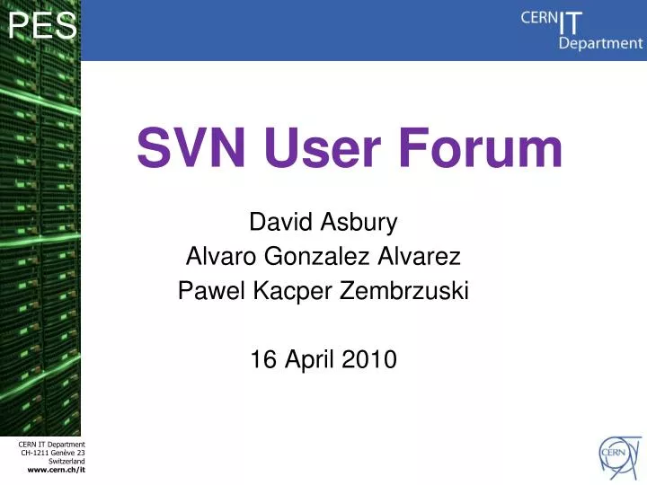 svn user forum