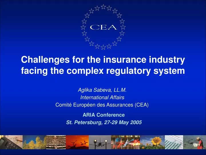 challenges for the insurance industry facing the complex regulatory system
