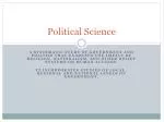 Political Science - slide 1
