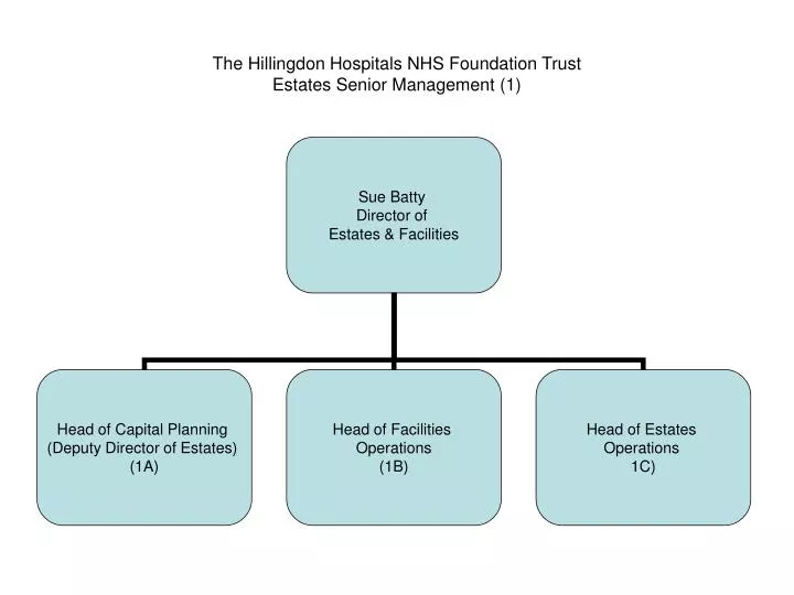 the hillingdon hospitals nhs foundation trust estates senior management 1