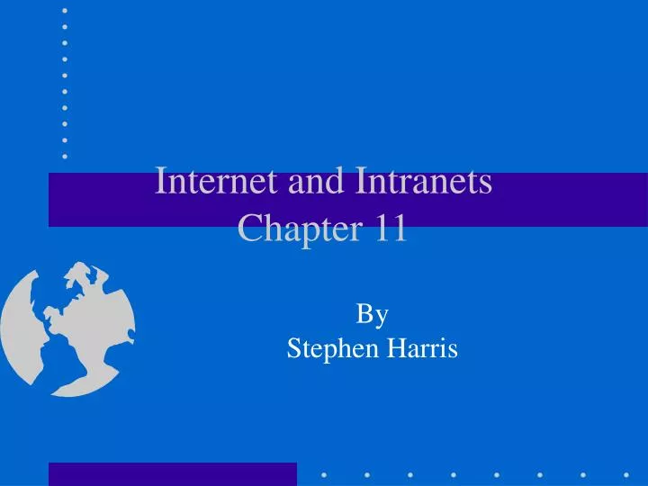 internet and intranets chapter 11