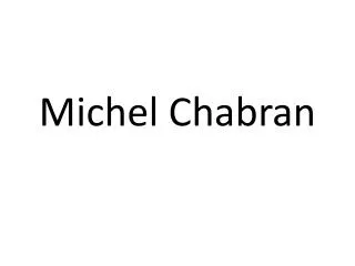 michel chabran