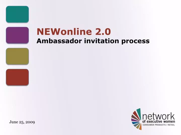 newonline 2 0 ambassador invitation process