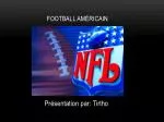 Football A méricain - slide 1