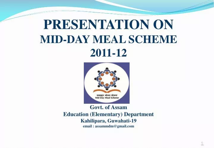 ANNUAL WORK PLAN & BUDGET, MID-DAY MEAL SCHEME ppt download