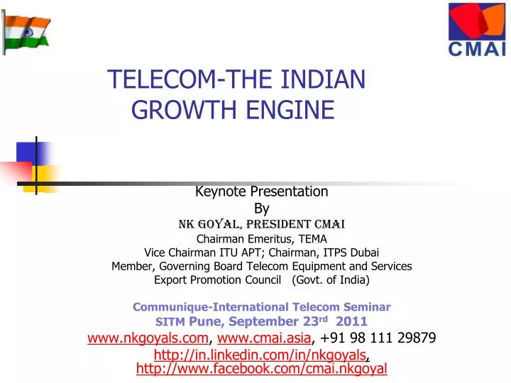 telecom the indian growth engine