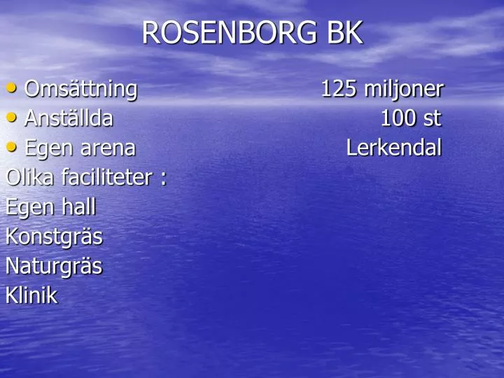 rosenborg bk