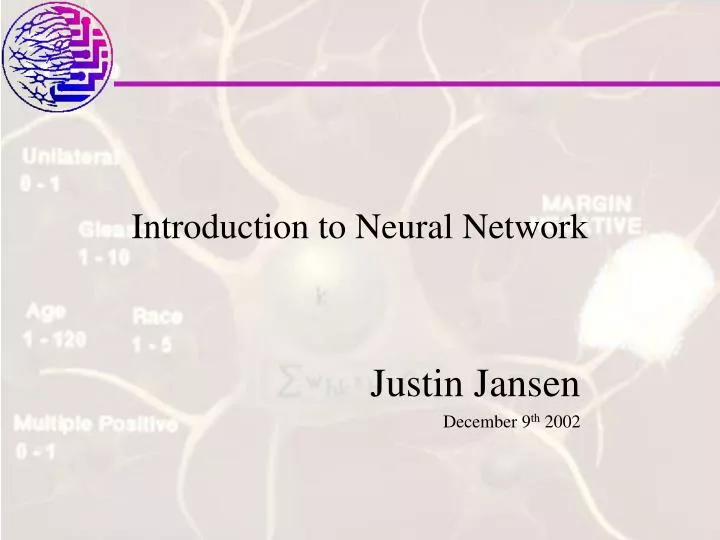 introduction to neural network