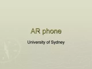 AR phone