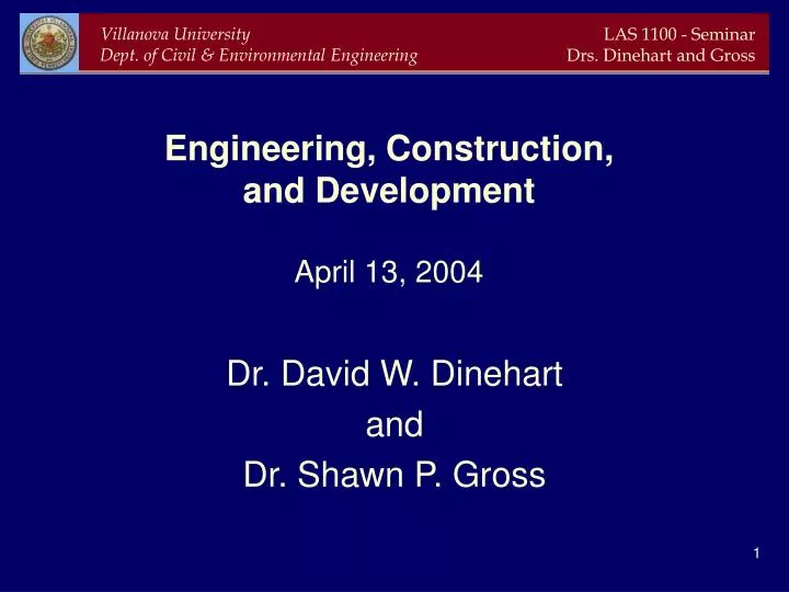 engineering construction and development april 13 2004