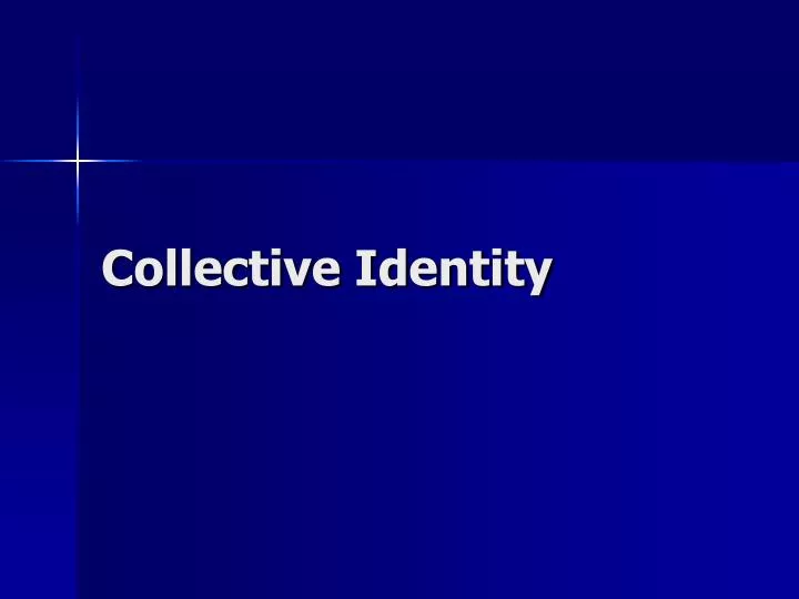 collective identity