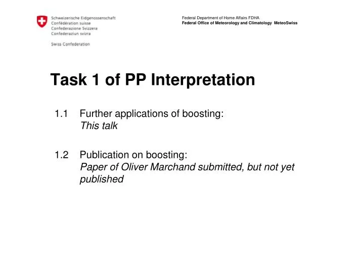 task 1 of pp interpretation