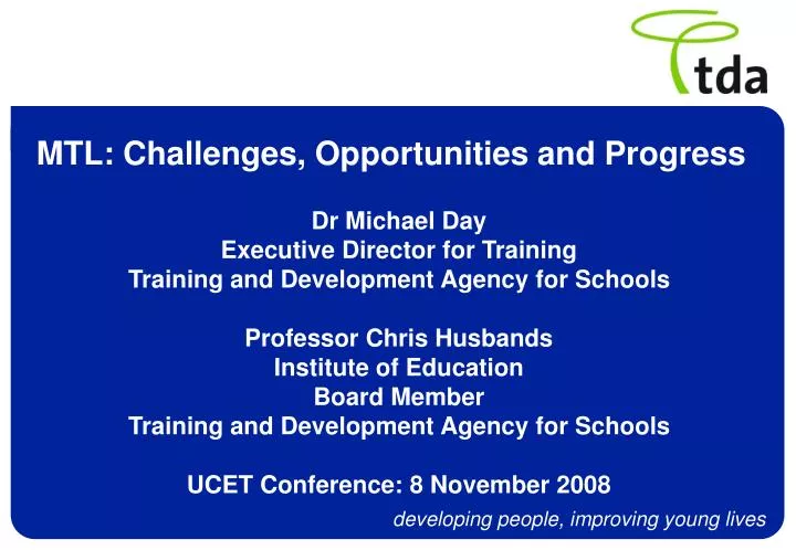 mtl challenges opportunities and progress