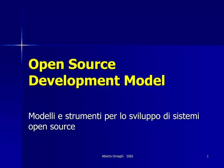 open source development model