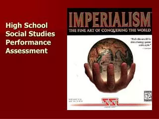 High School Social Studies Performance Assessment