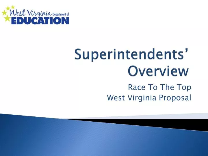 superintendents overview